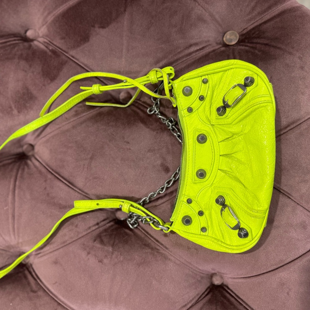 SOLD… Balenciaga Neon Green Women's handbag